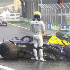 Franco Colapinto y otro golpazo en la F1: así fue el accidente que destrozó  su Williams y lo sacó del GP de Brasil en una carrera complicadísima por la  lluvia